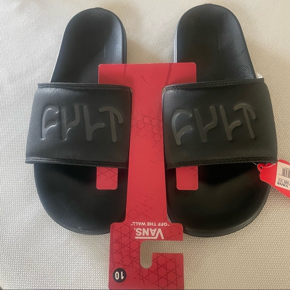 Vans x Cult Men's Size 10 Slides Sandals flip Flop